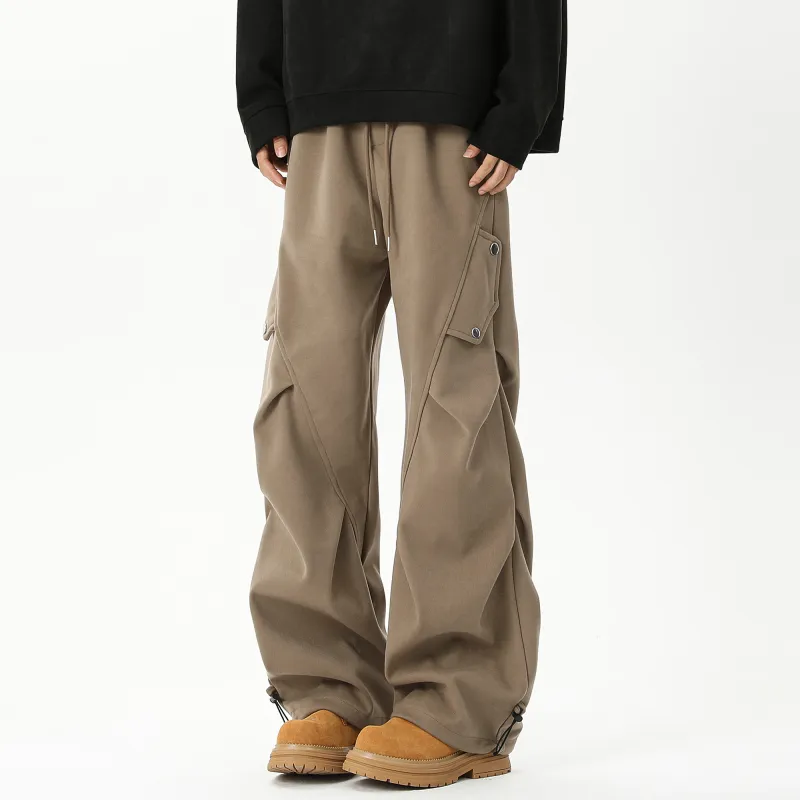 NOAHGIGI Casual Pants Unisex Khaki-2