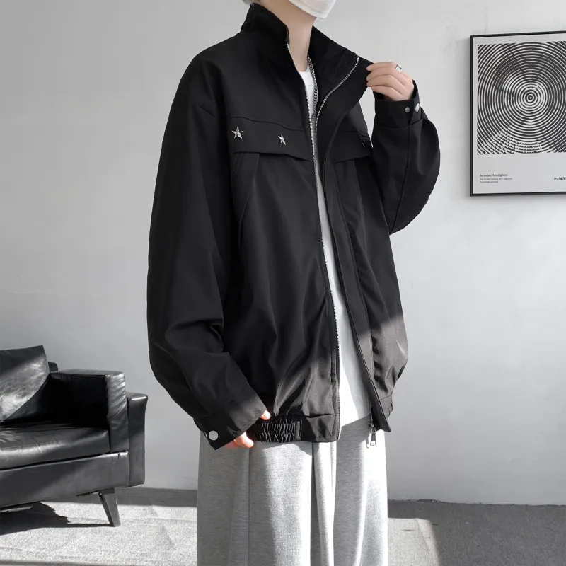 NOAHGIGI Jackets Coats Unisex Black-3