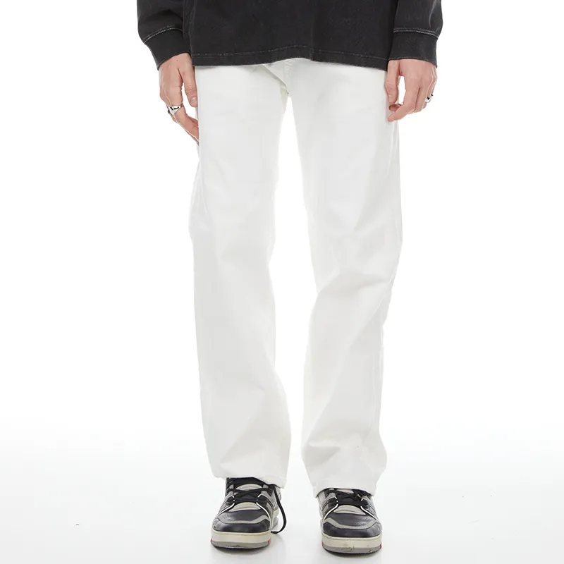 KREATE Jeans Unisex White Clay Denim-3