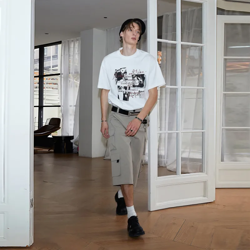 KREATE Straight Fit Casual 7/8 Shorts Unisex-6