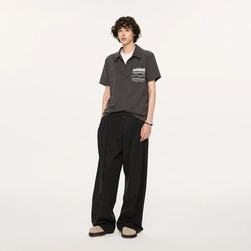 KREATE Polo Shirts Unisex Heather Gray-3