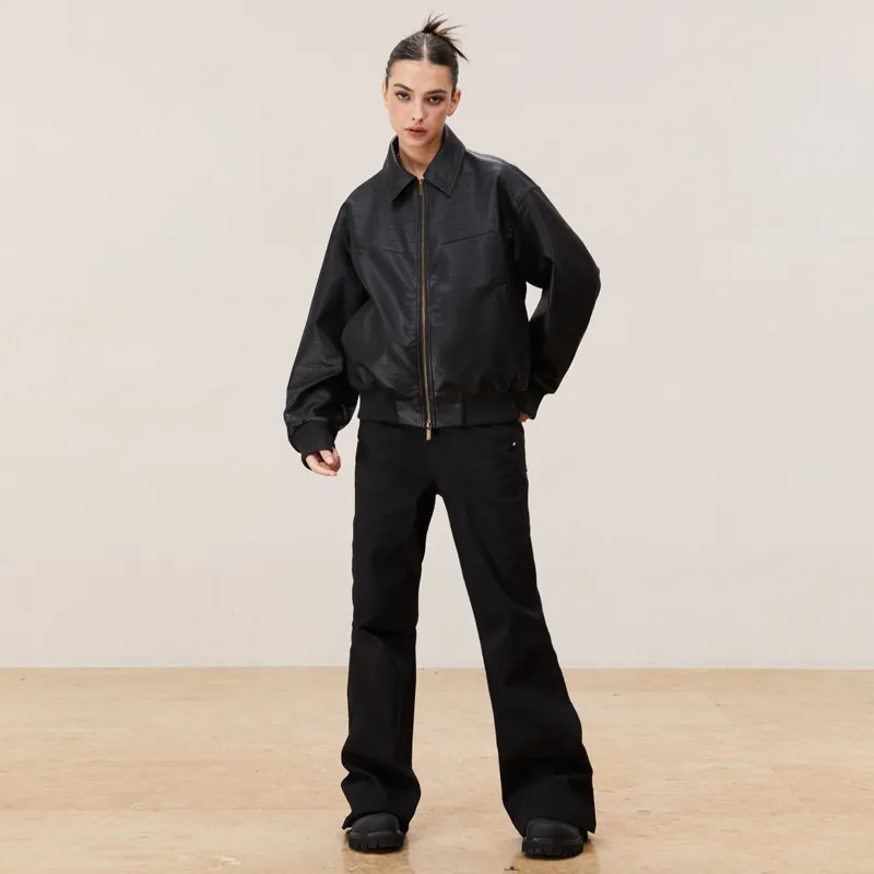 KREATE Casual Pants Unisex Black-6