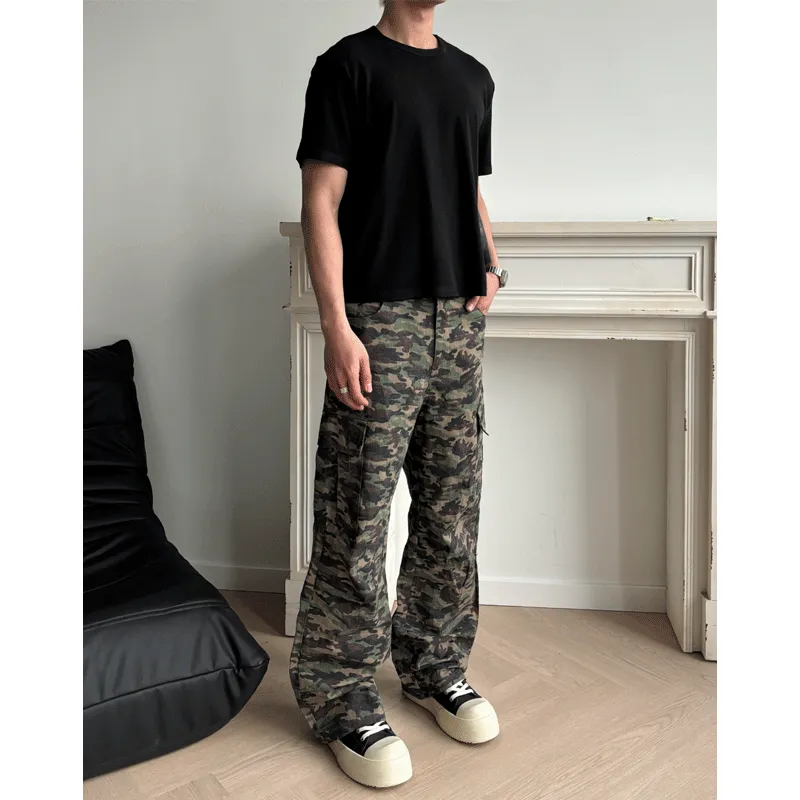 KREATE Cargo Pants Unisex Camouflage-3
