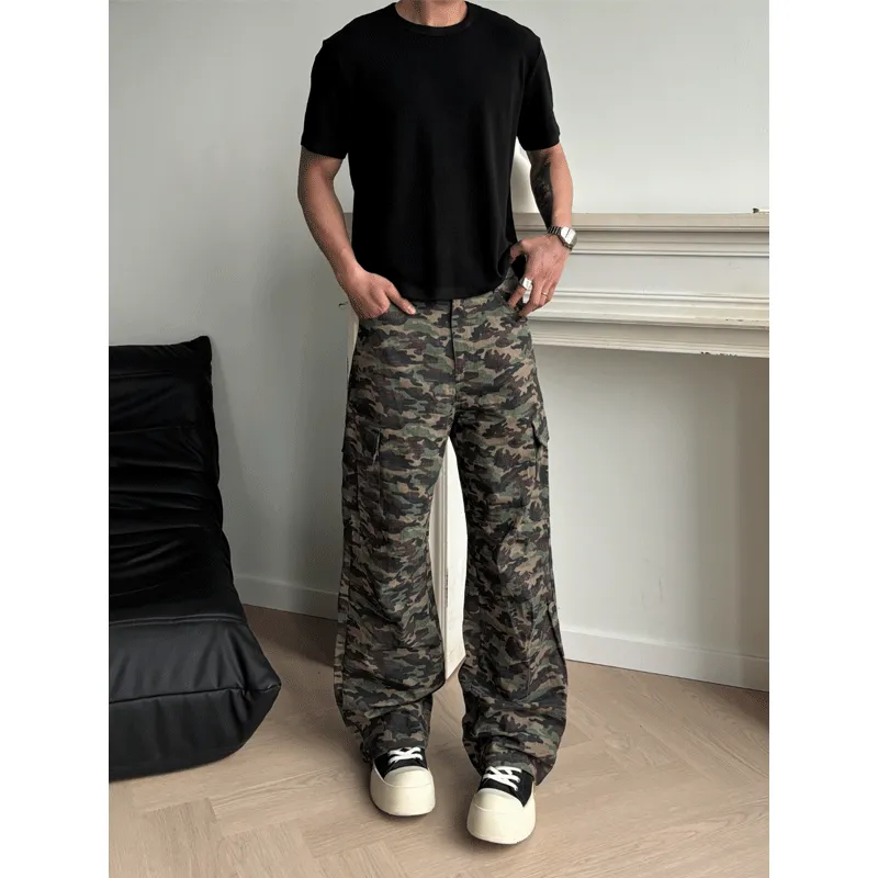 KREATE Cargo Pants Unisex Camouflage-4