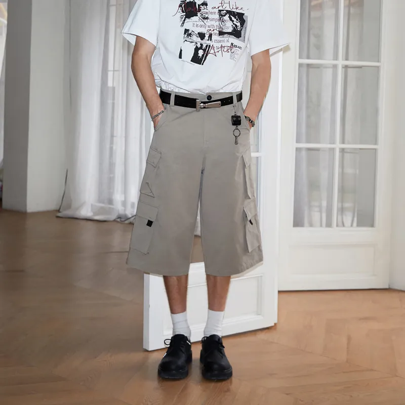 KREATE Straight Fit Casual 7/8 Shorts Unisex-5
