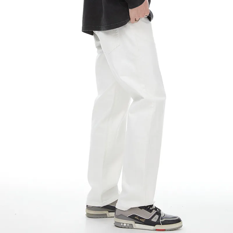 KREATE Jeans Unisex White Clay Denim-4