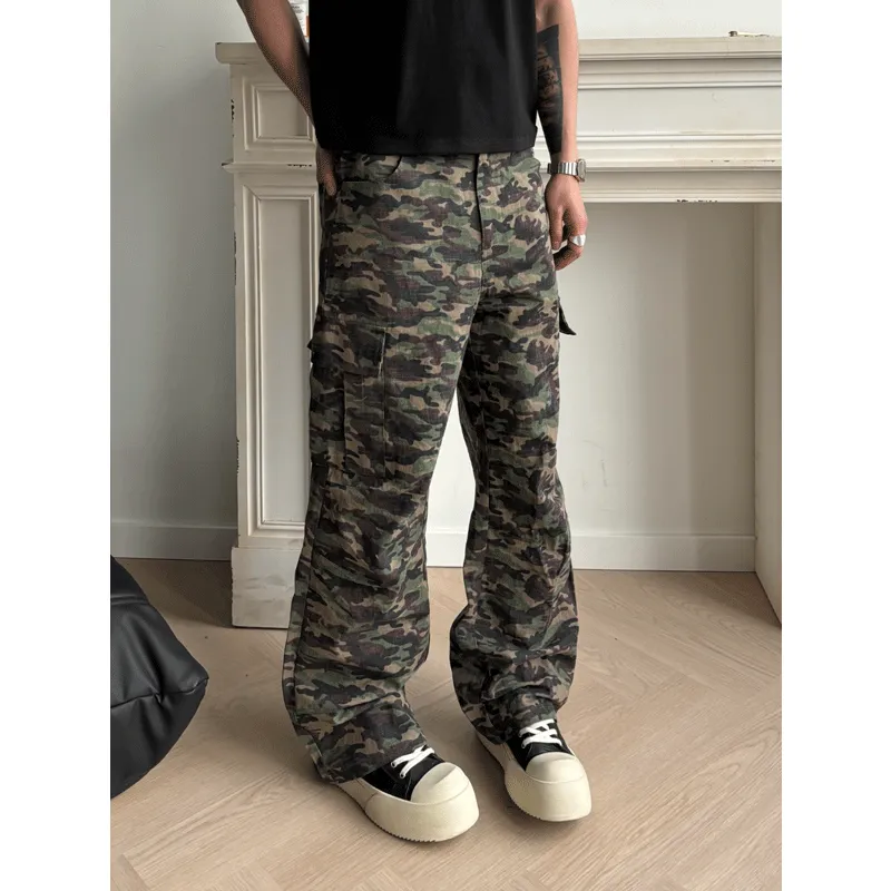 KREATE Cargo Pants Unisex Camouflage-5