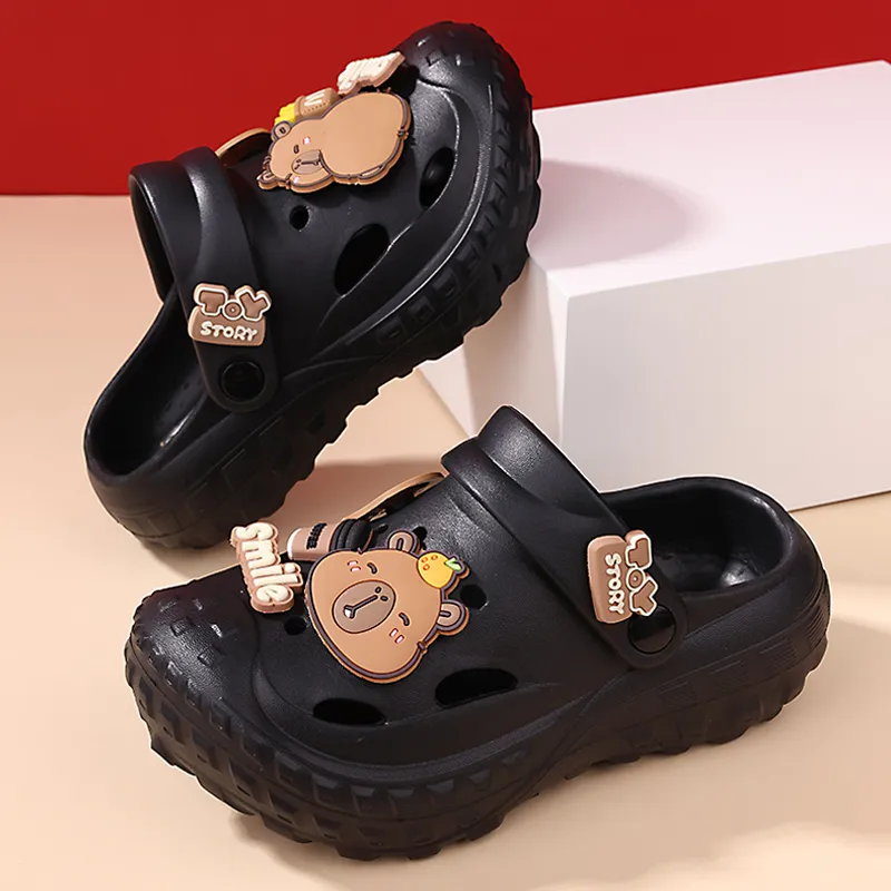 XMISTUO Capybara Women's Summer Platform Parent Child Slippers Cartoon Slip Resistant Home Slippers-8