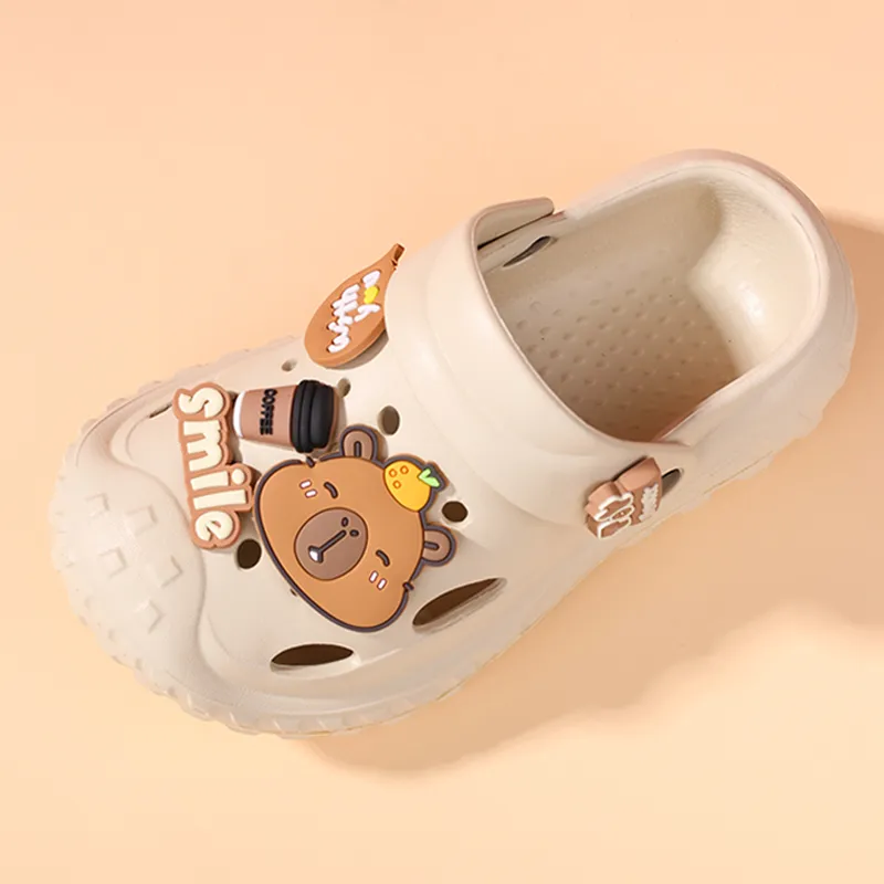 XMISTUO Capybara Women's Summer Platform Parent Child Slippers Cartoon Slip Resistant Home Slippers-5