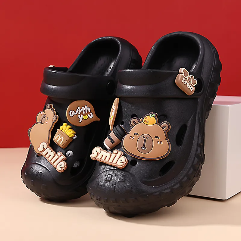 XMISTUO Capybara Women's Summer Platform Parent Child Slippers Cartoon Slip Resistant Home Slippers-10