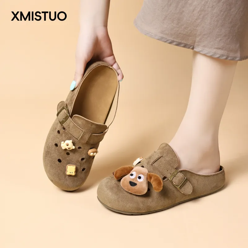XMISTUO Closed Toe Slippers Women's-3