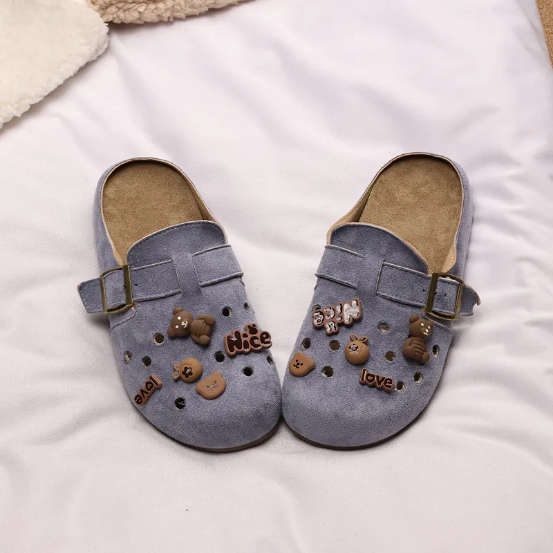 XMISTUO Quiet Slip Resistant Closed Toe Slippers Women's-22