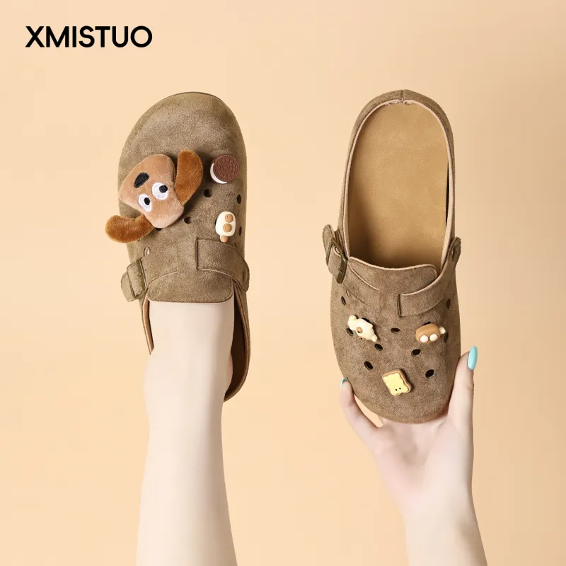 XMISTUO Closed Toe Slippers Women's-2