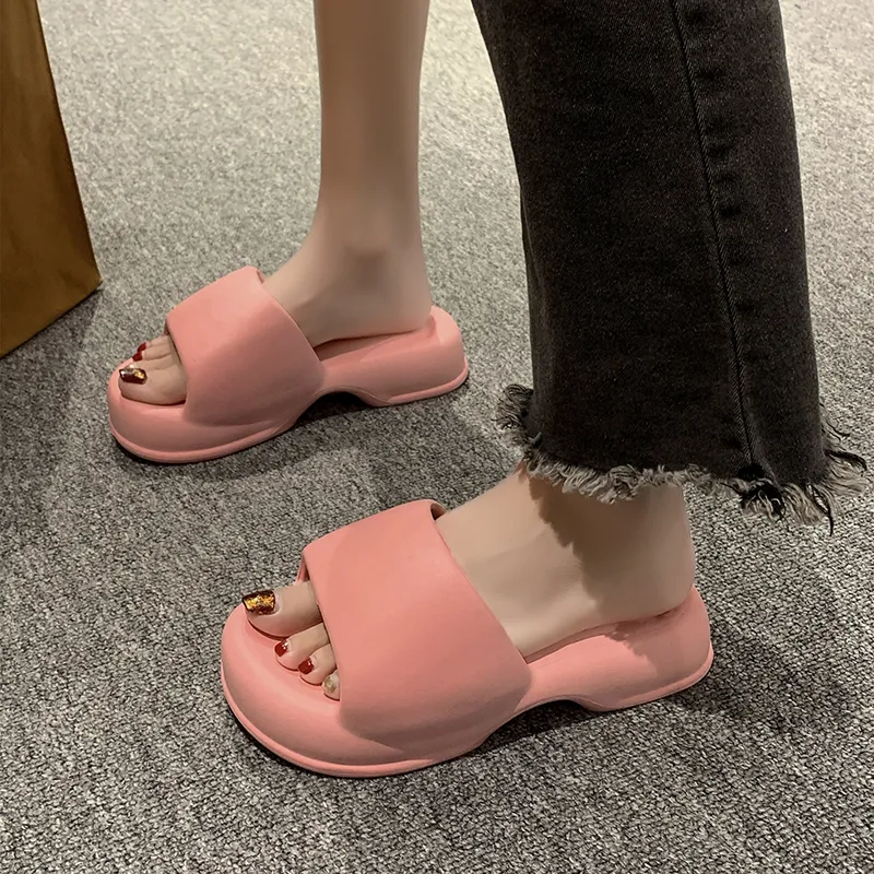 XMISTUO EVA Quiet Slip-Resistant Odor-Resistant Abrasion-Resistant Antibacterial Slide Slippers Women's-12