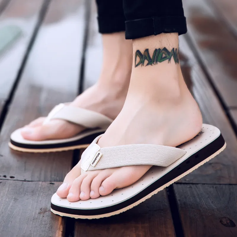 XMISTUO Rubber Sole Quick Drying Slip Resistant Abrasion Resistant Quiet Flip Flops Unisex-20