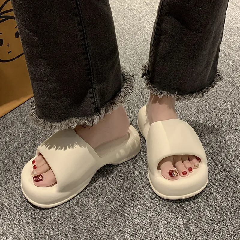 XMISTUO EVA Quiet Slip-Resistant Odor-Resistant Abrasion-Resistant Antibacterial Slide Slippers Women's-21