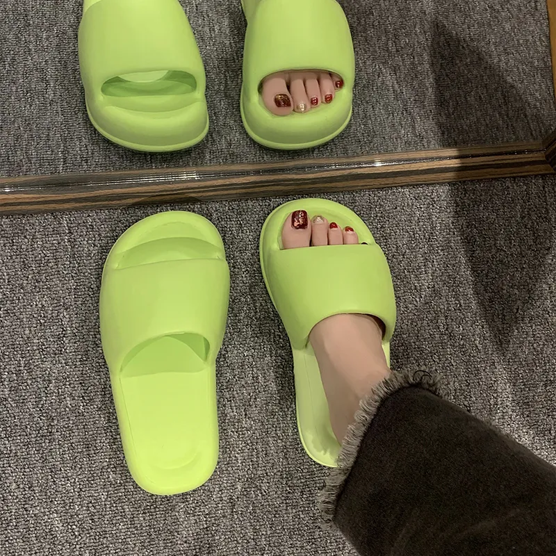 XMISTUO EVA Quiet Slip-Resistant Odor-Resistant Abrasion-Resistant Antibacterial Slide Slippers Women's-18
