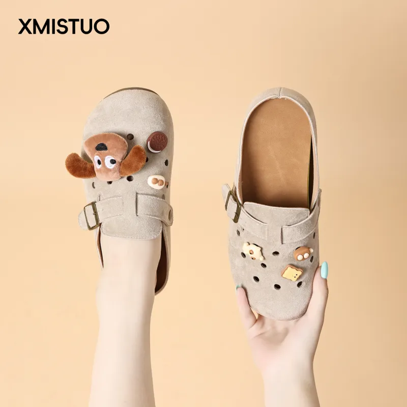 XMISTUO Closed Toe Slippers Women's-10