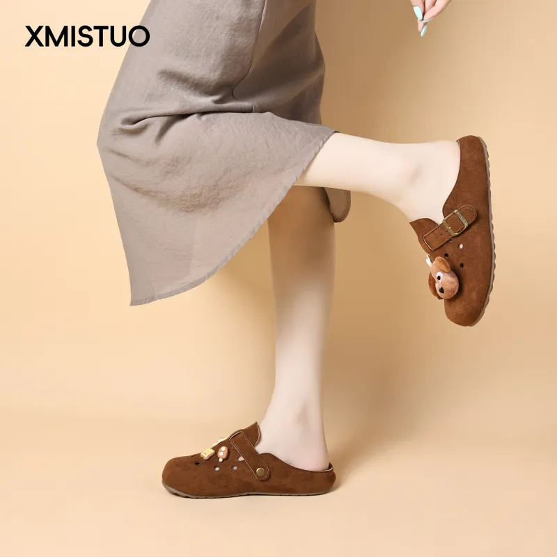 XMISTUO Closed Toe Slippers Women's-15