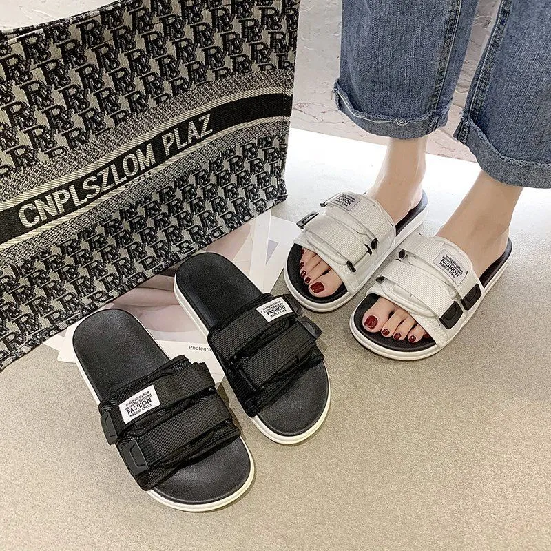 XMISTUO EVA Stitching Cut-Out Slide Slippers Unisex-5