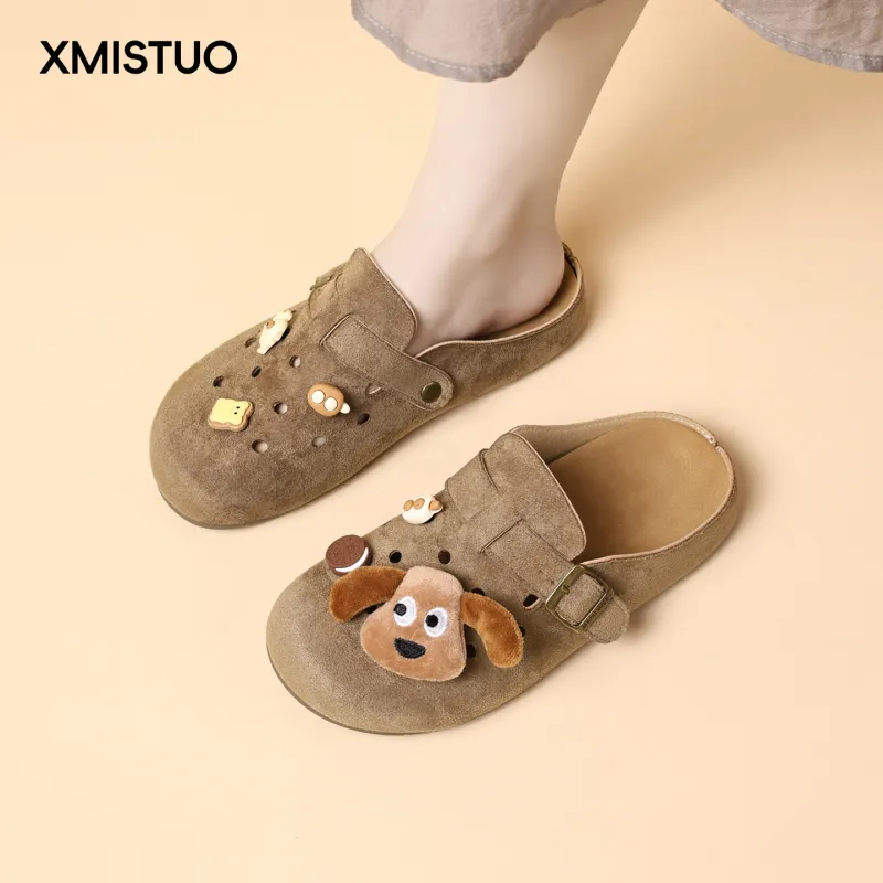 XMISTUO Closed Toe Slippers Women's-6