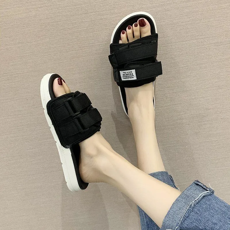 XMISTUO EVA Stitching Cut-Out Slide Slippers Unisex-11