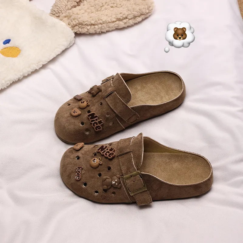 XMISTUO Quiet Slip Resistant Closed Toe Slippers Women's-2
