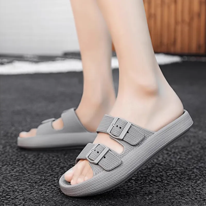 XMISTUO EVA Cut-Out Slide Slippers Unisex-11