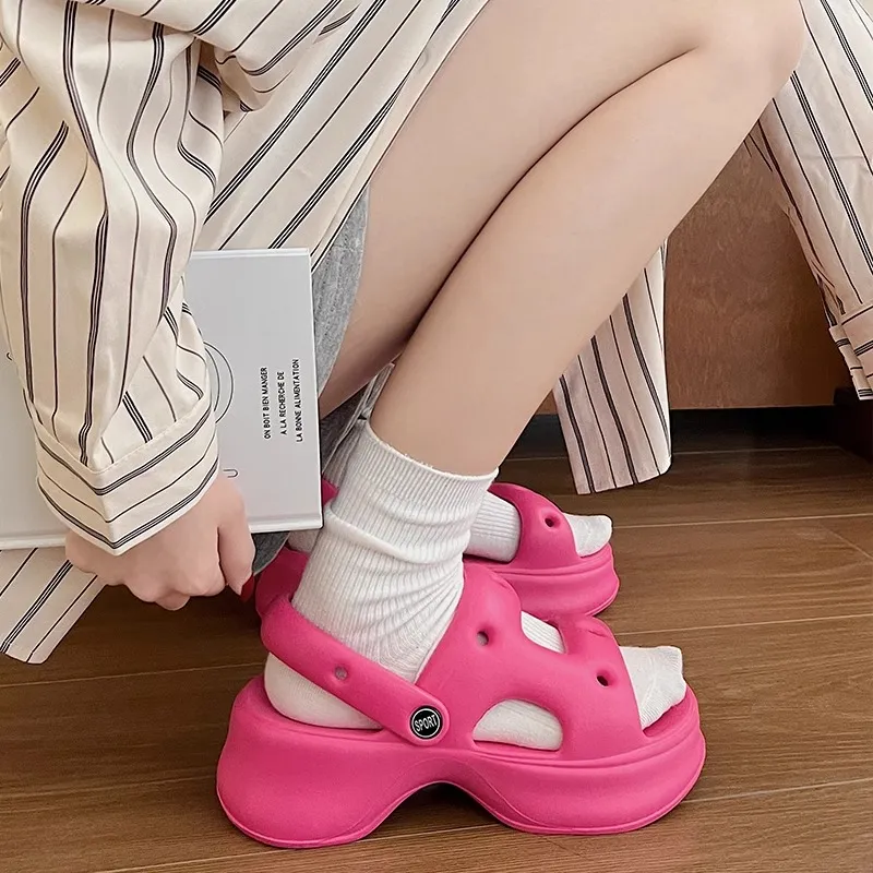 XMISTUO Design Style Double Slit Toe Sandal Clogs Women's-4