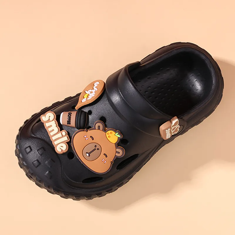 XMISTUO Capybara Women's Summer Platform Parent Child Slippers Cartoon Slip Resistant Home Slippers-11