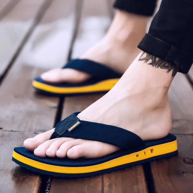 XMISTUO Rubber Sole Quick Drying Slip Resistant Abrasion Resistant Quiet Flip Flops Unisex-14