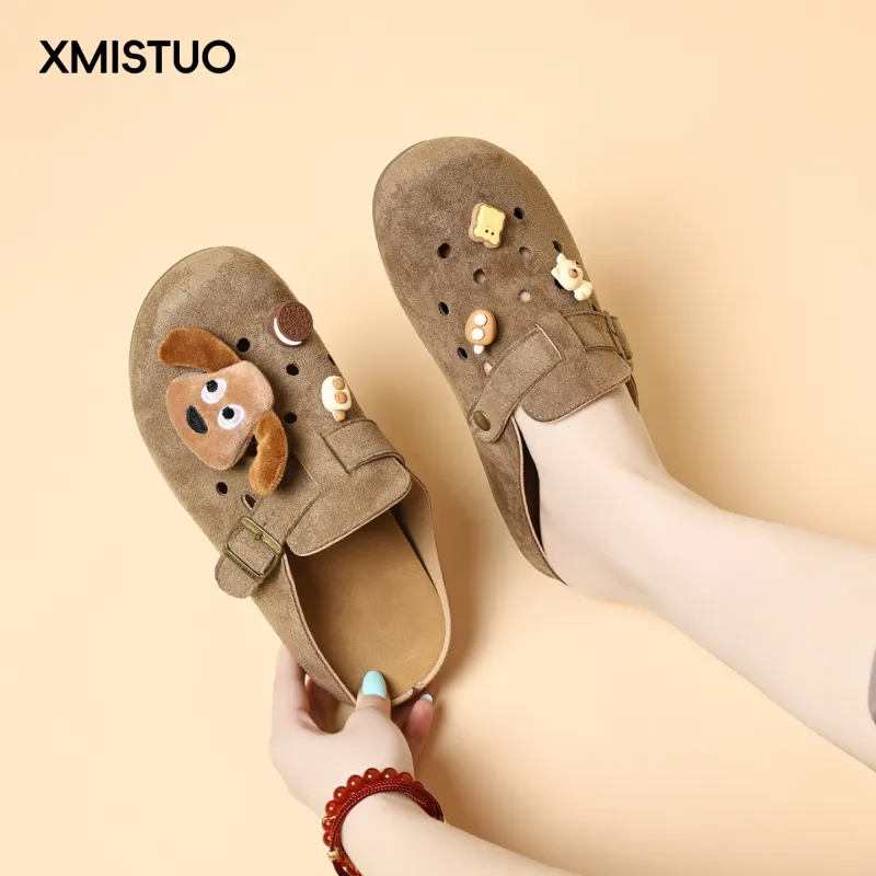 XMISTUO Closed Toe Slippers Women's-7