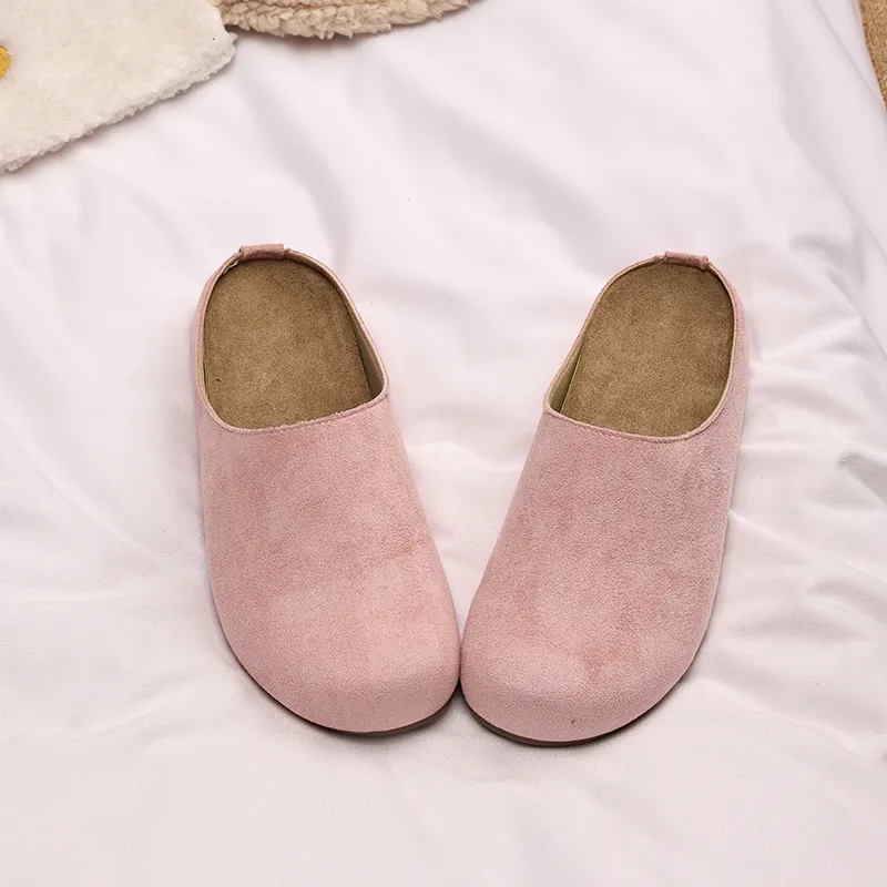 XMISTUO Quiet Abrasion Resistant Slip Resistant Wrap toe Slippers Women's-27