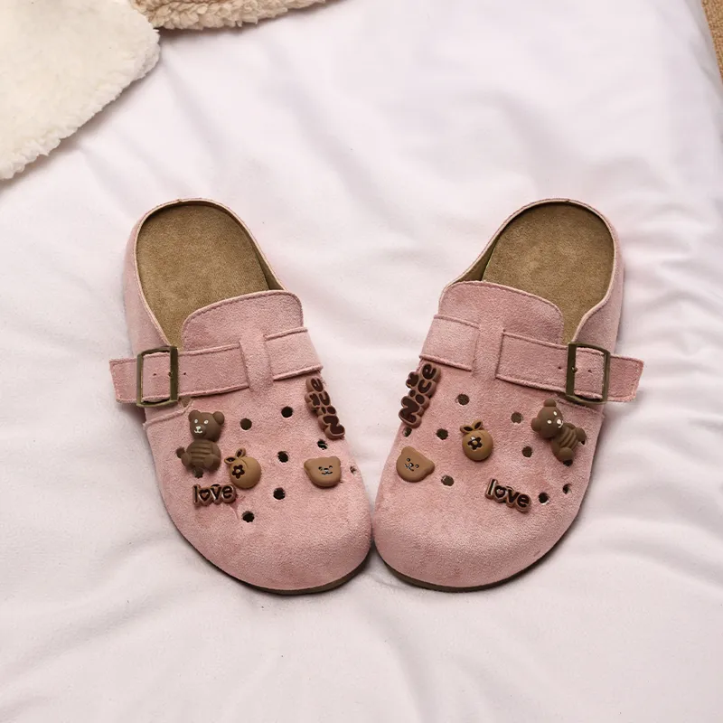 XMISTUO Quiet Slip Resistant Closed Toe Slippers Women's-18