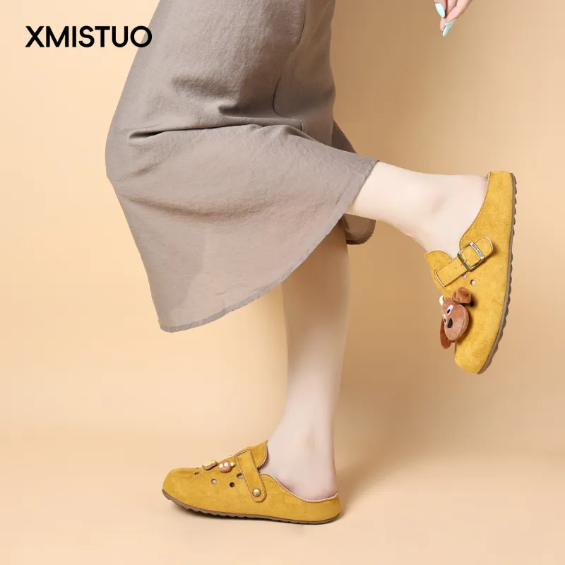 XMISTUO Closed Toe Slippers Women's-20