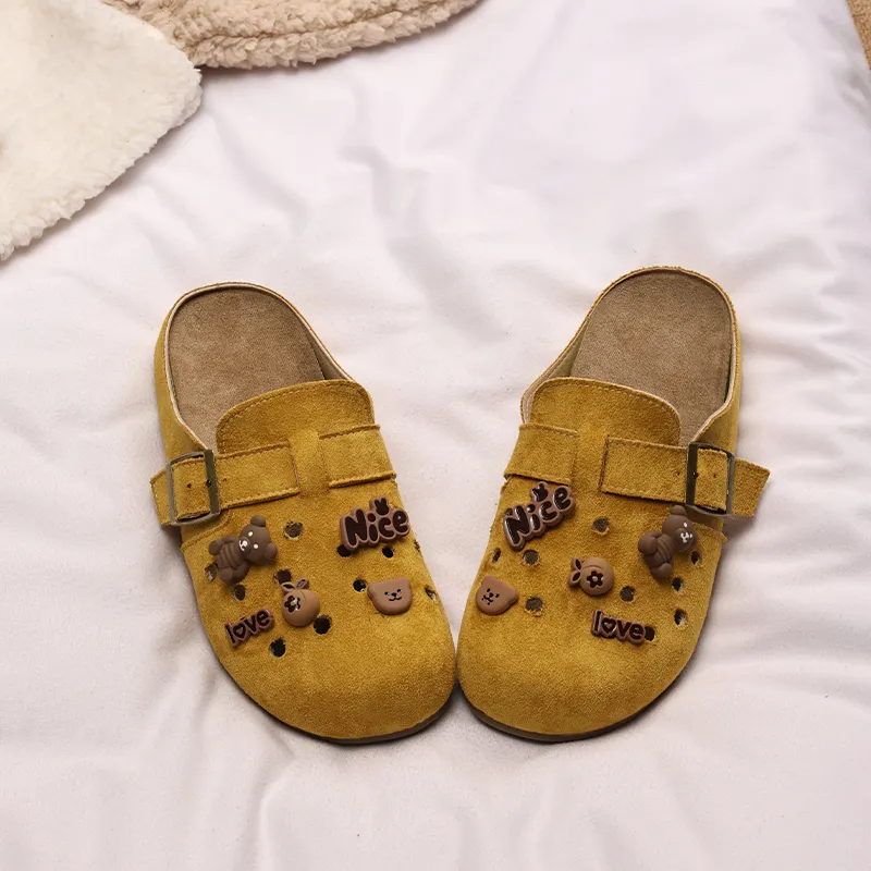 XMISTUO Quiet Slip Resistant Closed Toe Slippers Women's-14