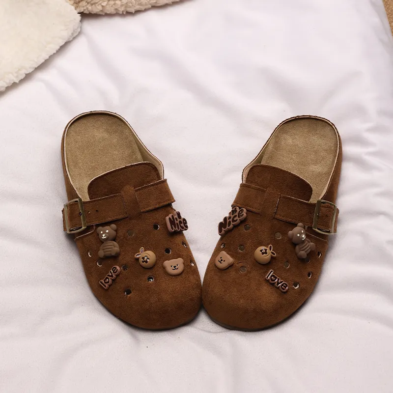 XMISTUO Quiet Slip Resistant Closed Toe Slippers Women's-10