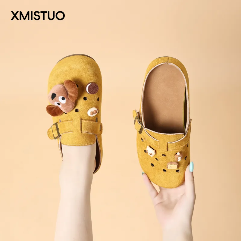 XMISTUO Closed Toe Slippers Women's-19