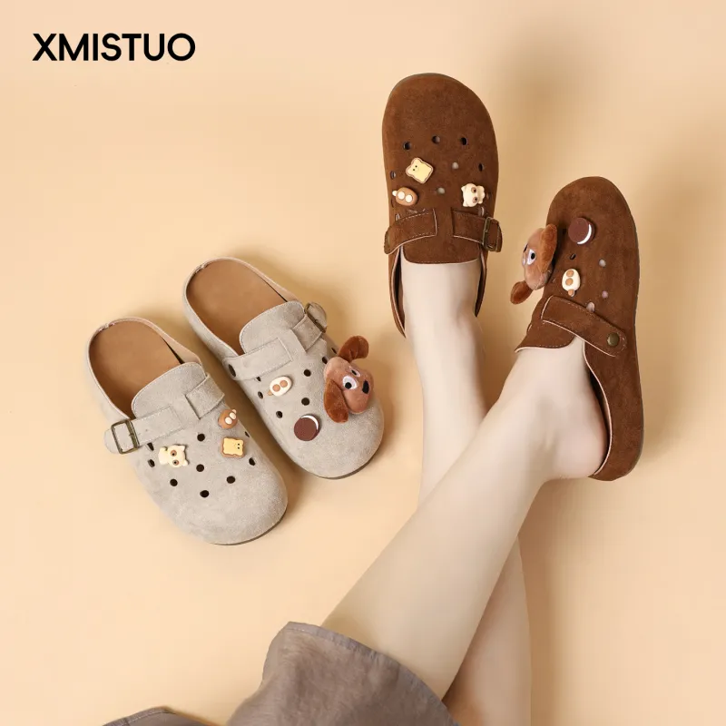 XMISTUO Closed Toe Slippers Women's-16