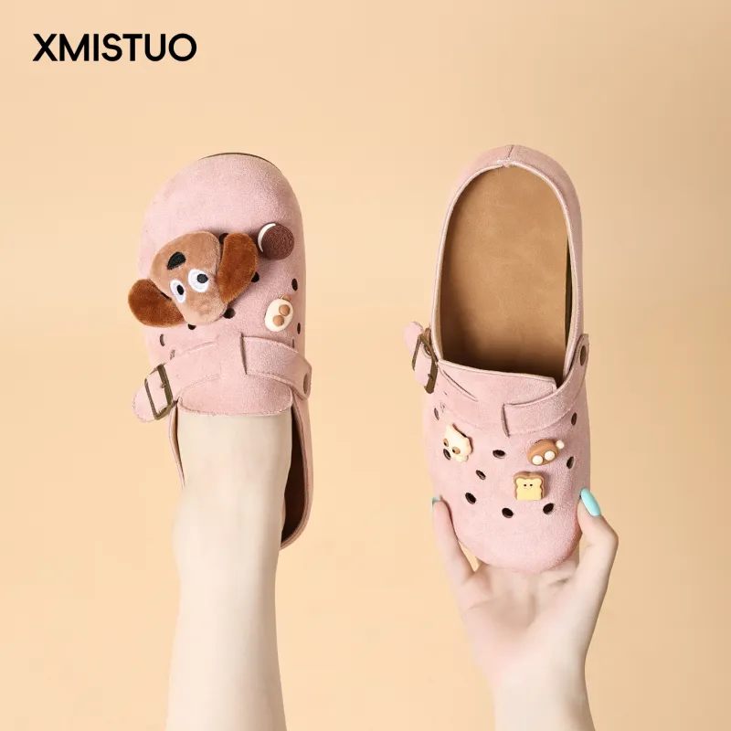 XMISTUO Closed Toe Slippers Women's-23