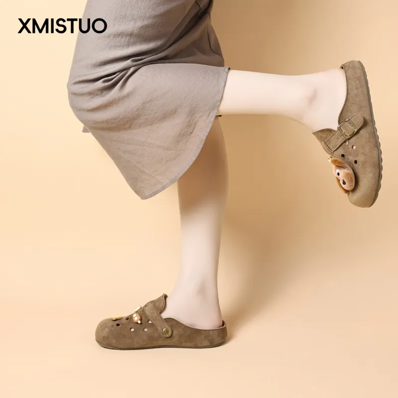 XMISTUO Closed Toe Slippers Women's-4