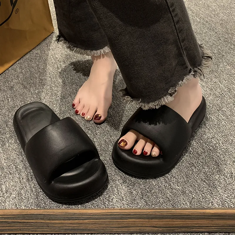 XMISTUO EVA Quiet Slip-Resistant Odor-Resistant Abrasion-Resistant Antibacterial Slide Slippers Women's-7