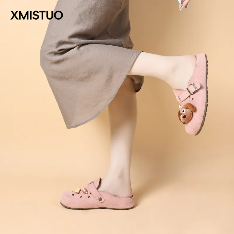 XMISTUO Closed Toe Slippers Women's-24