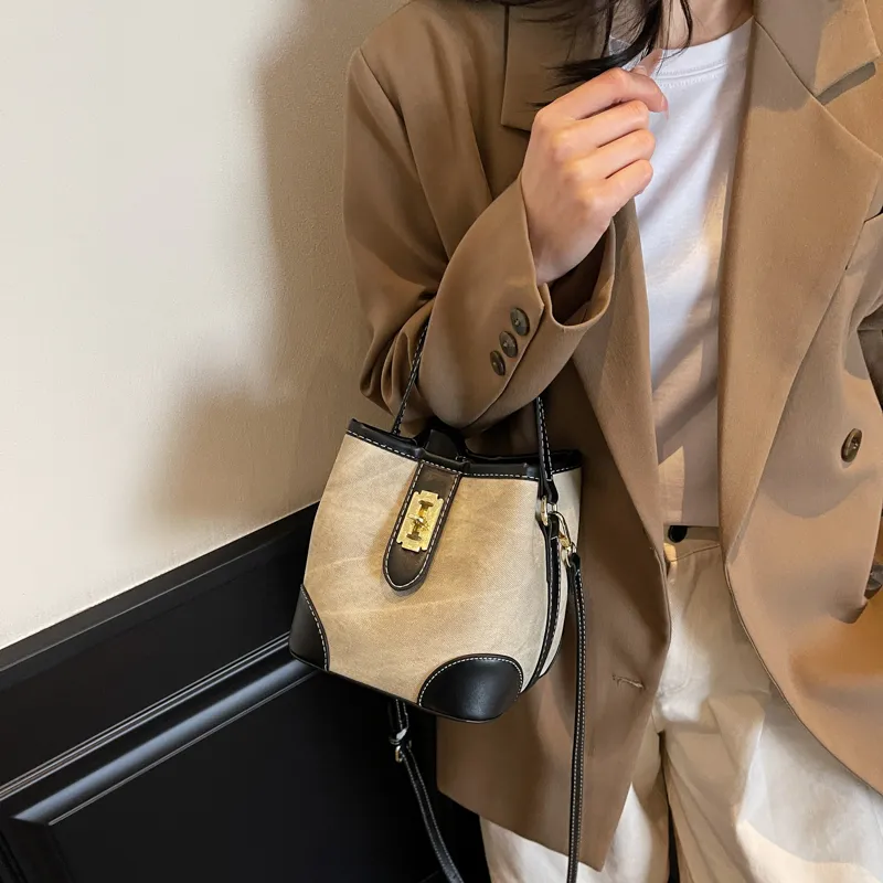 FEO PU Bucket Bag Handbag Regular Women's Multicolor-3