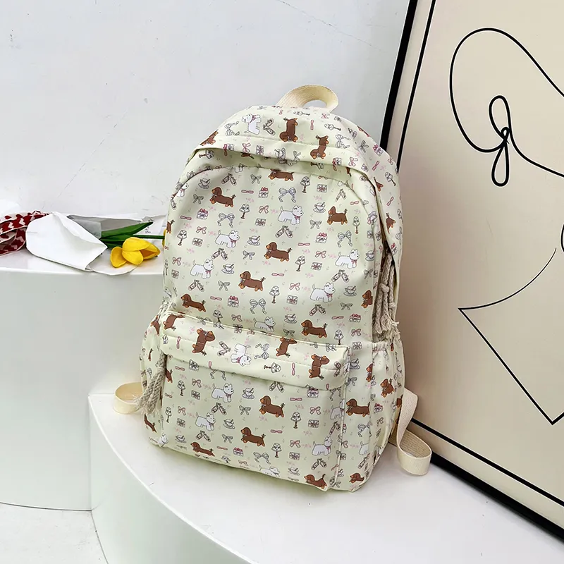 FEO Nylon Backpack Women's Multicolor-3