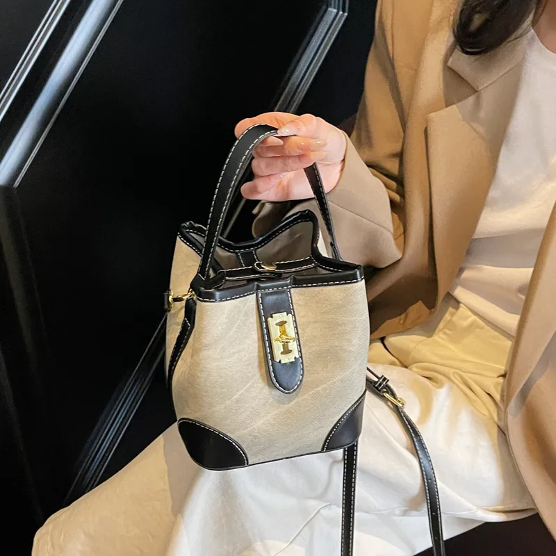 FEO PU Bucket Bag Handbag Regular Women's Multicolor-1