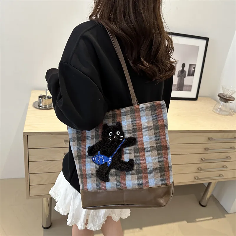 FEO Canvas Bag Shoulder Bag Women's Multicolor-2