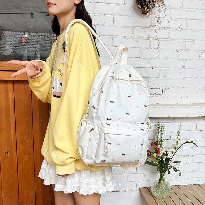 FEO Nylon Backpack Women's Multicolor-6