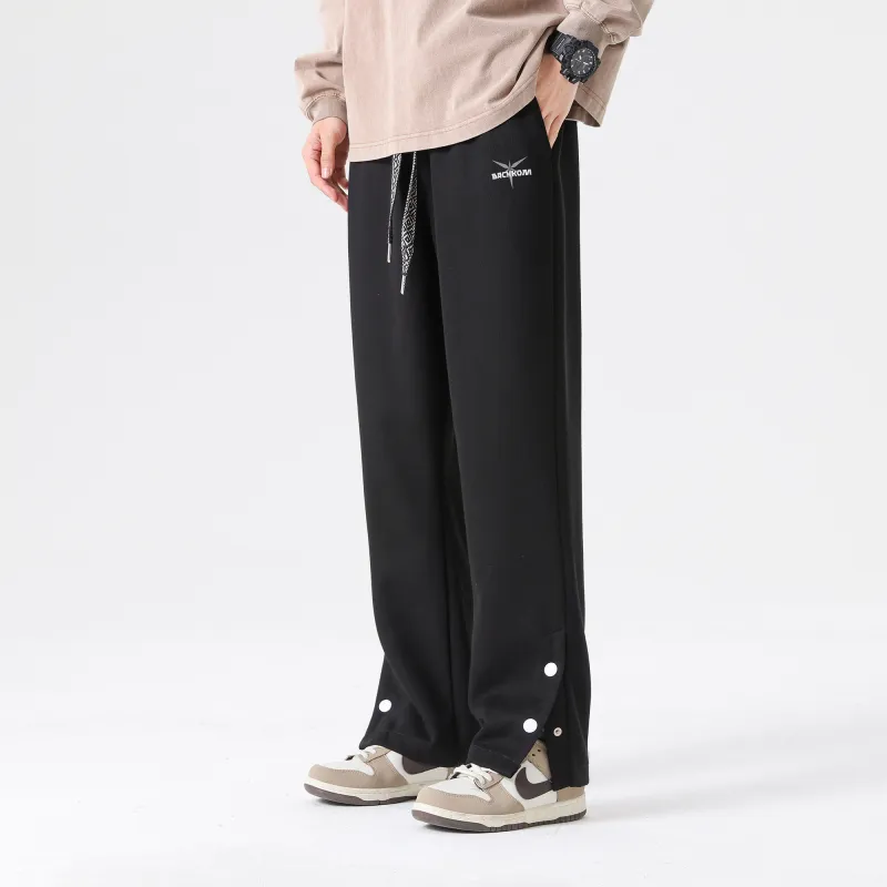 David Bakken Casual Pants Unisex Black-3