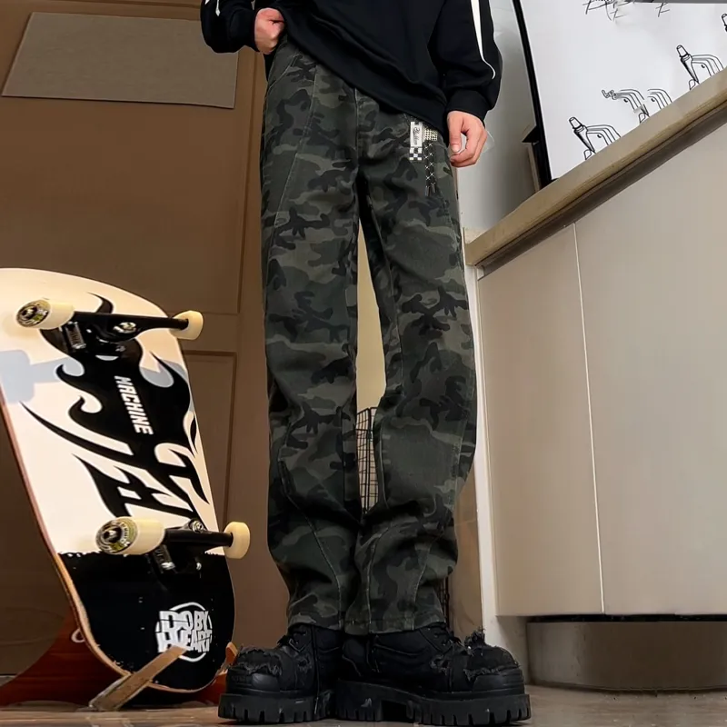 David Bakken Cargo Pants Unisex Camouflage-7
